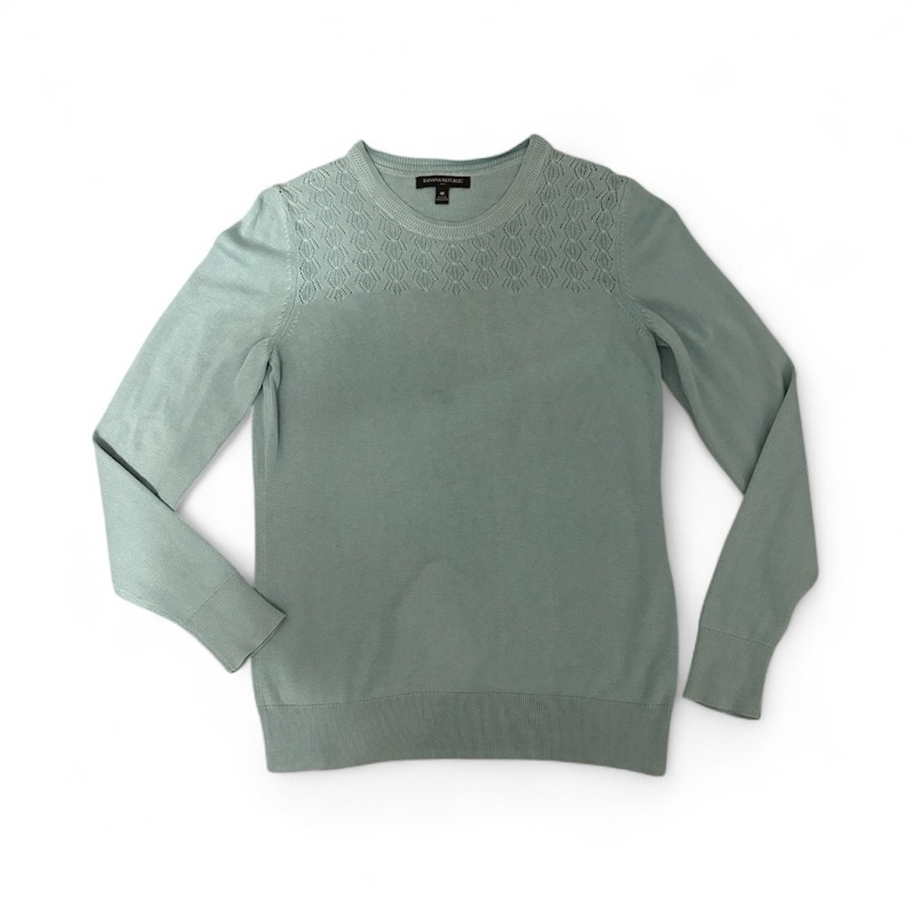 Banana Republic Women's Teal  Green Sweater